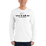 I Love WIDE Backsides Long sleeve t-shirt